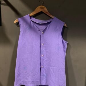 KOREAN SLEEVE LESS TOP size - F