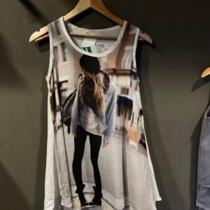 KOREAN SLEEVE LESS TOP size - F