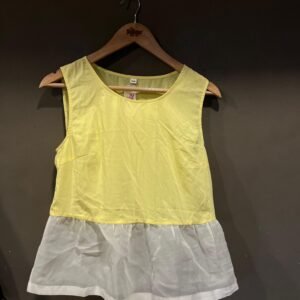 KOREAN SLEEVE LESS TOP size - F