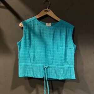 KOREAN SLEEVE LESS TOP size - F