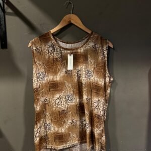 KOREAN SLEEVE LESS TOP size - F